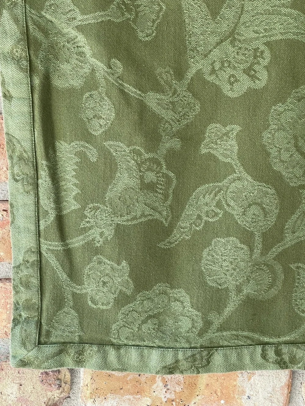 Pottery Barn Green Placemats 100% Cotton set of 6